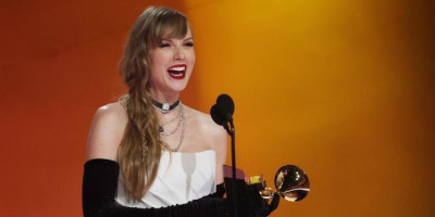 Taylor Swift Cetak Sejarah Jadi Penyanyi yang Memenangkan Album of The Year Terbanyak Grammy Awards
