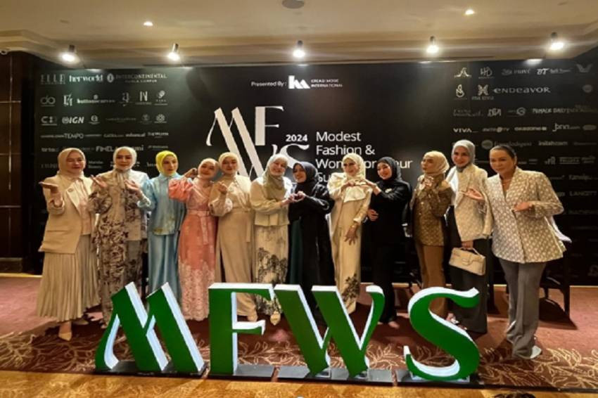 Para desainer yang terlibat dalam pergelaran Modest Fashion and Womenpreneur Summit (MFWS) 2024 di Kuala Lumpur, Malaysia, 8-9 Februari 2024/Dok MFWS