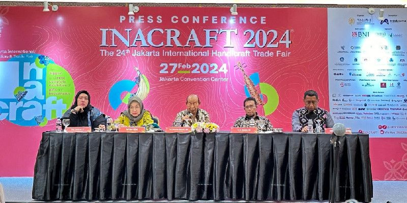 Konferensi pers INACRAFT 2024/Farah