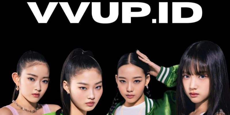 Kim (paling kanan), talenta muda Indonesia di kancah K-pop/VVUP