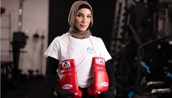 Tina Rahimi berhasil mewakili Australia di Olimpiade tinju pada Juli mendatang/BBC