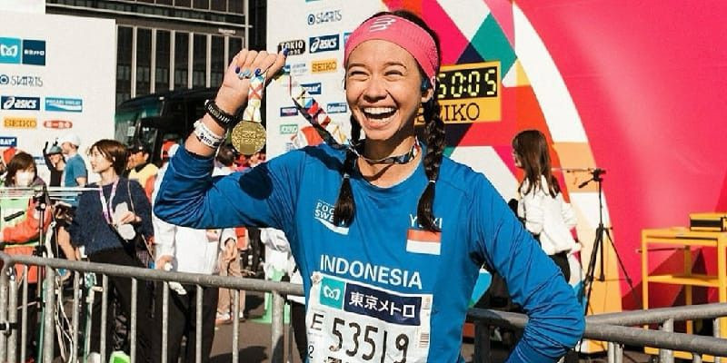 Finisher Tokyo Marathon 2024 dengan jarak 42,195 KM/Instagram @yukikt