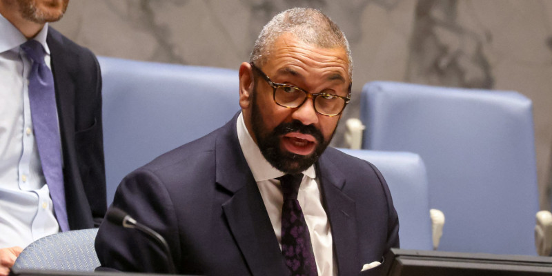 Menteri Dalam Negeri Inggris James Cleverly/ETtoday