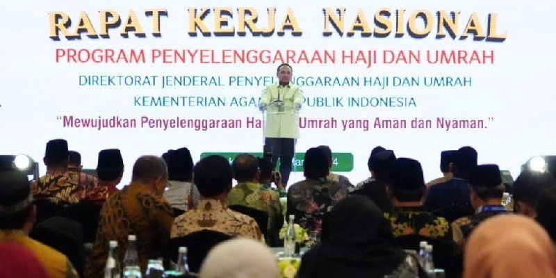 Pembukaan Rakernas PHU 2024 di Jakarta (15/3)/Kemenag RI