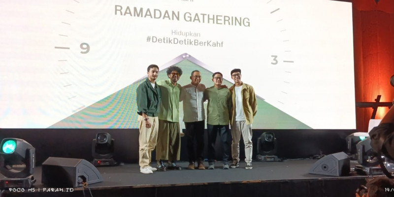 Ramadan gathering Kahf sebagai rangkaian kampanye 'Hidupkan #DetikDetikBerKahf' yang digelar di Half Patiunus, Jakarta Selatan, Kamis (14/3/2024)/Farah.id