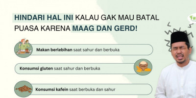 Tips Puasa Bebas Maag dan GERD 