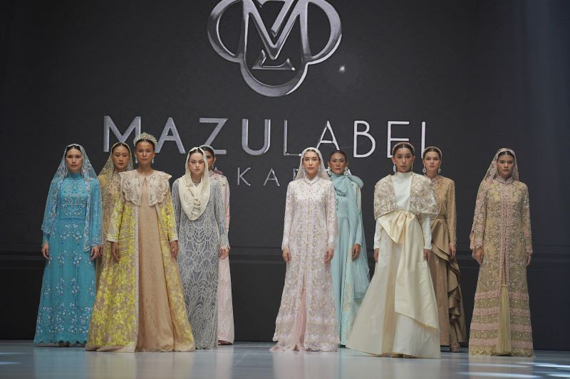 Koleksi romantis Mazulabel di runway Indonesian Fashion Aesthetic/IFA