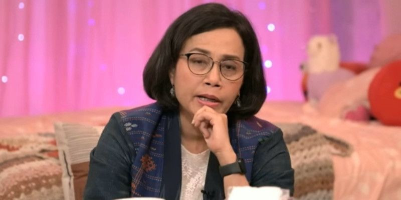 Sri Mulyani saat diwawancarai Najwa Shihab di momen Hari Perempuan Internasional/Tangkapan layar Narasi