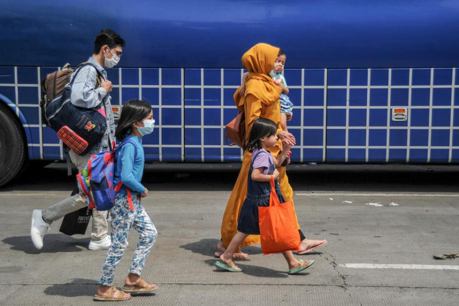 Ilustrasi mudik bersama anak/istock