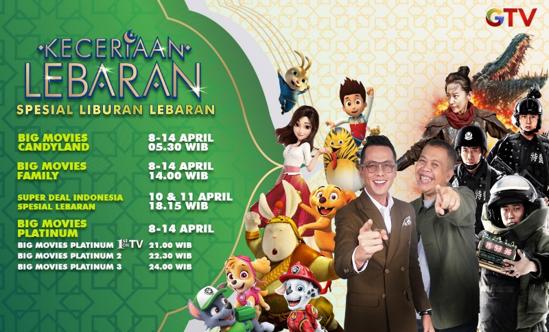 Serunya program Lebaran GTV bikin momen silaturahmi anti-boring/GTV