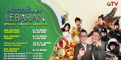 Keceriaan Lebaran GTV Hadirkan Film Baru hingga Animasi Seru yang Siap Menemani Momen Silaturahmi Kamu!