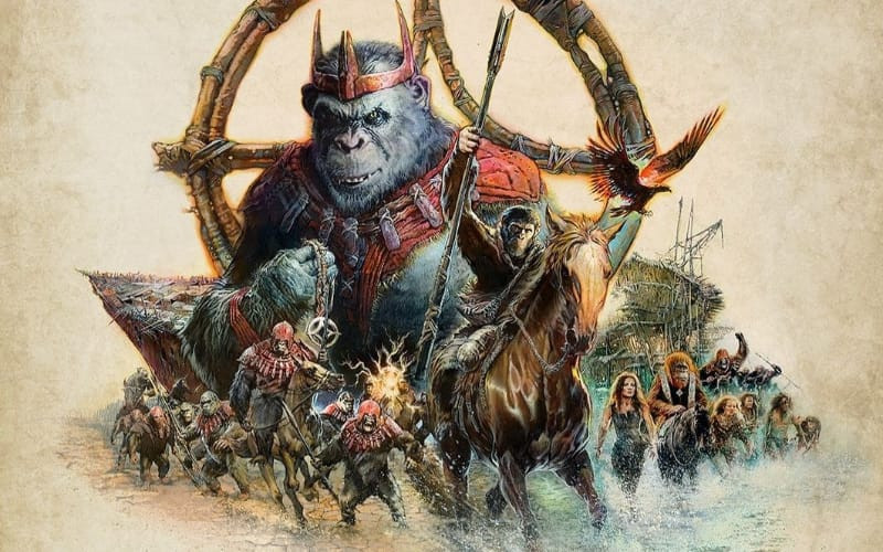 Kingdom of the Planet of the Apes yang penuh aksi mendebarkan/Instagram @apesmovie
