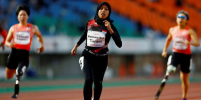 Para Sprinter Karisma Evi Tiarani Pecahkan Rekor Kejuaraan Dunia Lari 100 Meter di Jepang