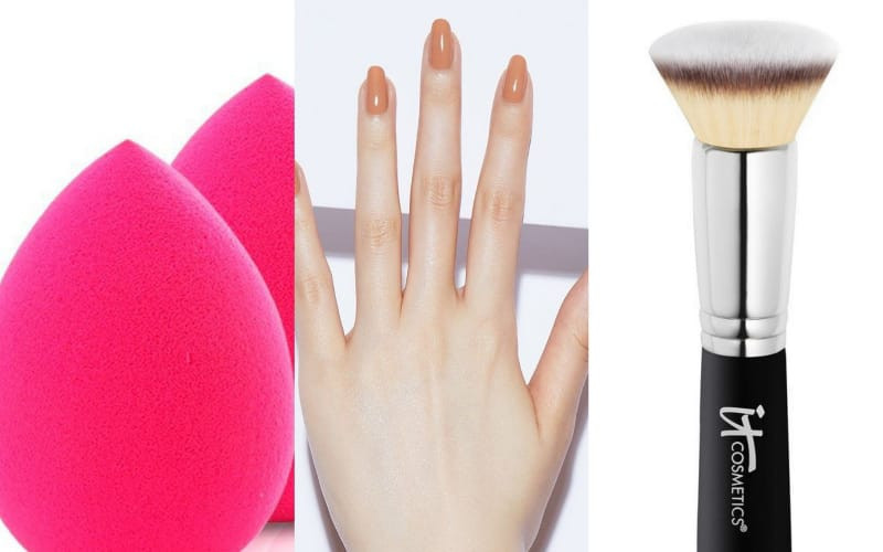 Tiga aplikator untuk foundation/Pinterest
