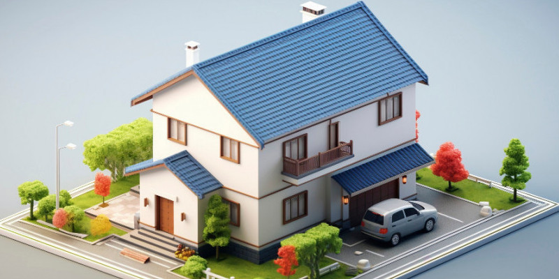 Ilustrasi maket rumah. (Freepik)