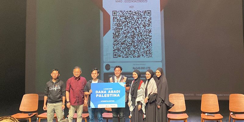 Dana Abadi Palestina, dari rakyat Indonesia untuk rakyat Palestina. (FARAH/Bunga Gadis)