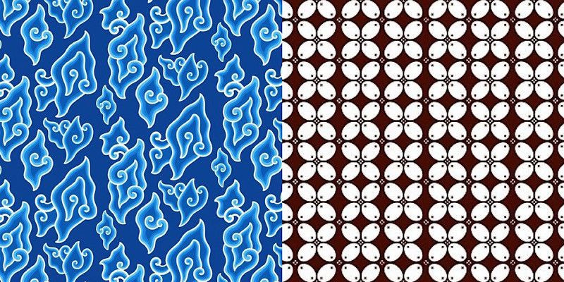 Ragam motif batik Nusantara. (Pinterest/pngtree)