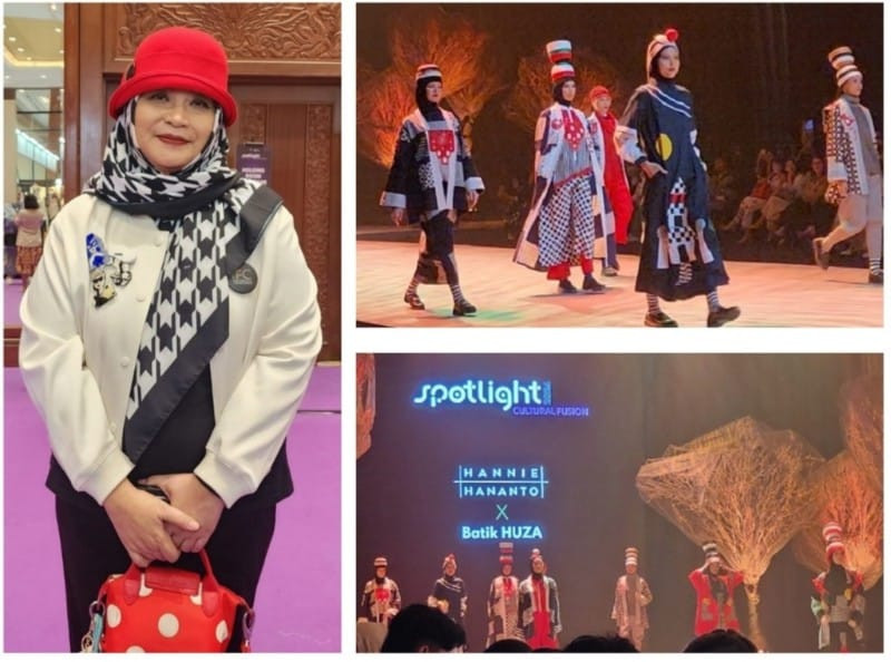 Hannie Hananto dan koleksi terbaru di Spotlight 2024. (FARAH)