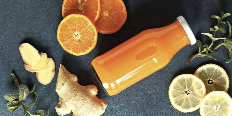Ilustrasi minuman ginger shot. (Freepik)