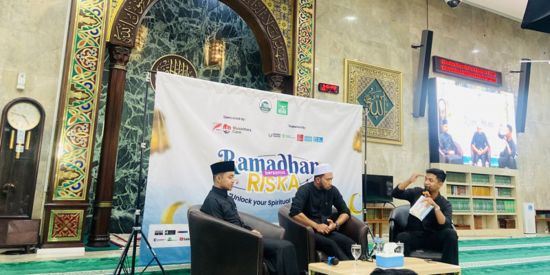Tabligh Akbar Tarhib Ramadhan Bersama RISKA 2025. (FARAH/Indah)