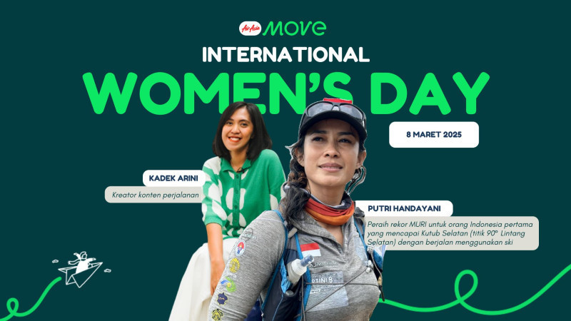 Putri Handayani & Kadek Arini untuk International Women's Day. (Ist)