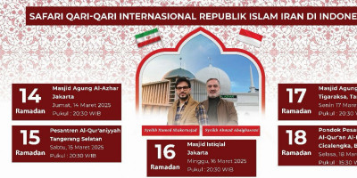 Haflah Tilawatil Qur’an Bersama Qari Internasional Iran di Indonesia, Catat Tanggal dan Lokasinya