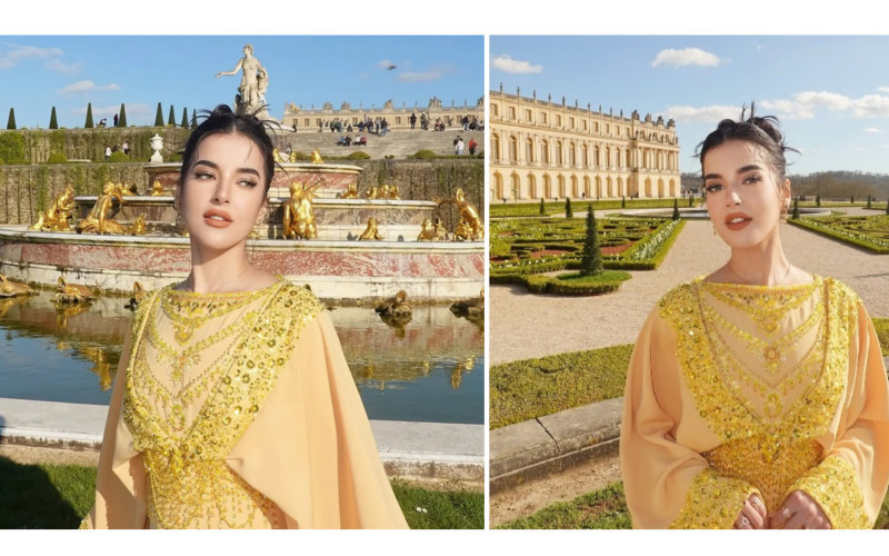 Kenakan midi dress kuning menyala, Tasya Farasya curi perhatian. (Instagram/@tasyafarasya)
