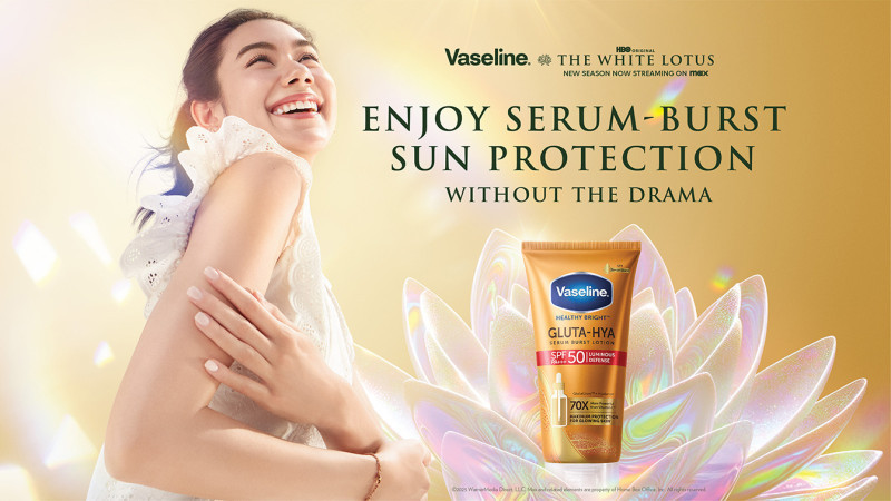 Kulit cantik tanpa drama dengan Vaseline Gluta-Hya SPF 50. (Ist)