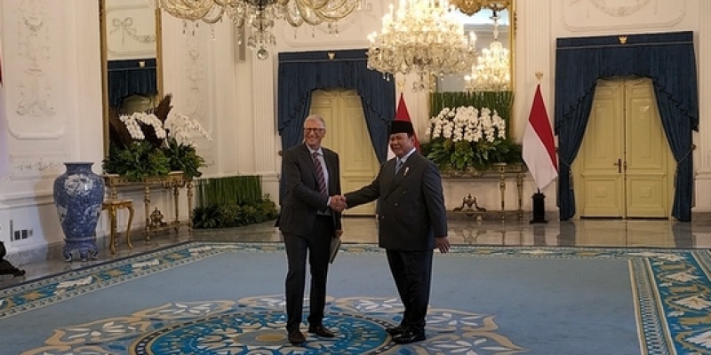 Presiden Prabowo Subianto & Bill Gates di Istana Merdeka (7/5) (RMOL)