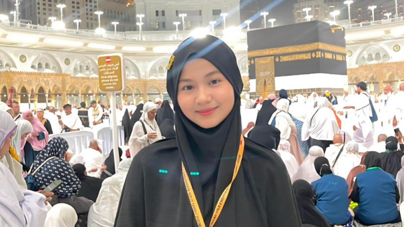 Levina Istiazah, jemaah haji termuda 2025. (Dok. Kemenag RI) 