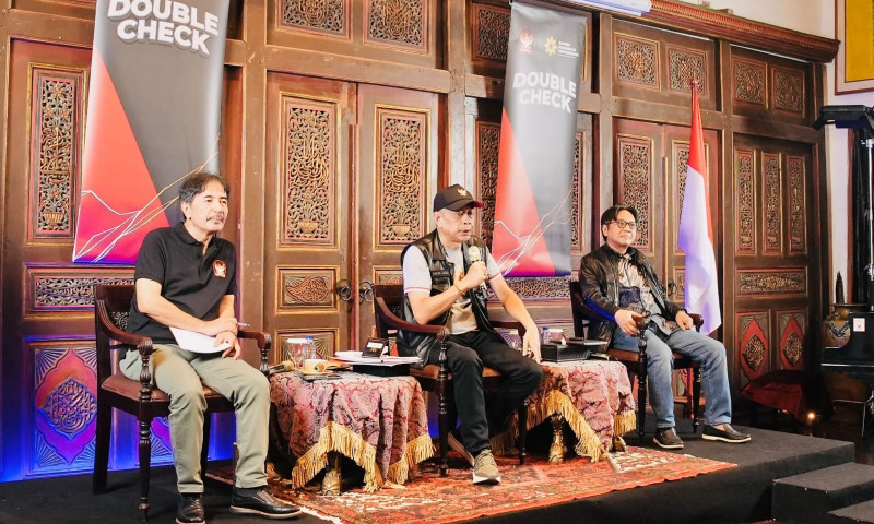 Double Check bahas Sekolah Rakyat dan Pemberdayaan Keluarga Miskin (24/5). (Ist)
