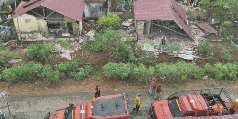Suasana pascagempa Bengkulu. (Detik)