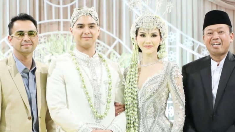 Al & Alyssa resmi menikah (16/6) di Jakarta. (Instagram/@raffinagita1717)