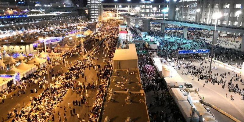Jembatan Jamarat di Makkah. (mytravelation)