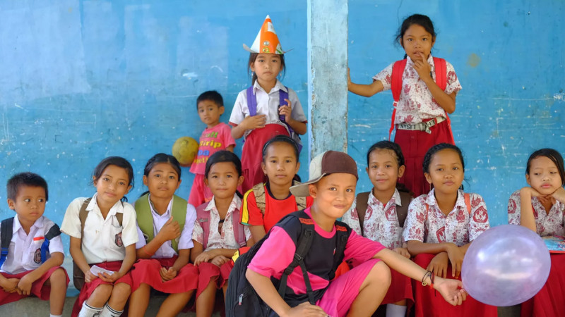 Ilustrasi anak Indonesia. (UNICEF Indonesia/Radit)
