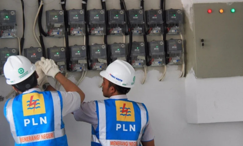 Pemeriksaan listrik oleh petugas PLN. (PLN)