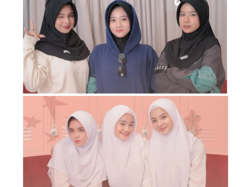 Ragam hijab ala Tiebymin. (Instagram/@tiebymin)