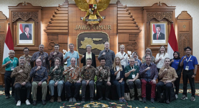 12 Duta Besar dan Perwakilan Negara Anggota Uni Eropa bertemu Pemprov Jawa Timur untuk diskusi ketahanan pangan 