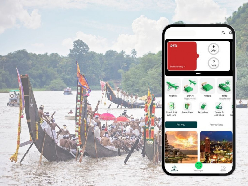 Ilustrasi lomba perahu dayung. (AirAsia MOVE)