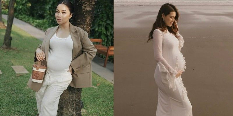 Nikita & Aaliyah tampil modis di saat hamil. (Instagram/@nikitawillyofficial94, @aaliyah.massaid)