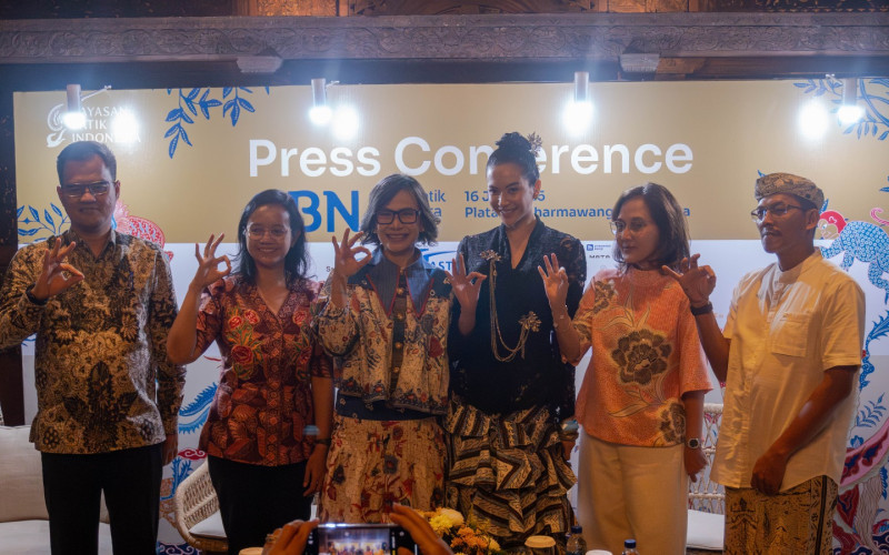 Konferensi pers Gerakan Batik Nasional 2025. (Ist)