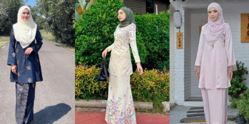 Cantiknya gamis Melayu modern. (Pinterest)