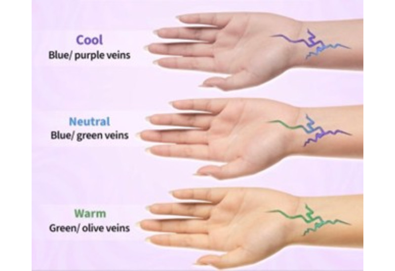 3 jenis undertone: warm, cool, atau neutral. (Pinterest)