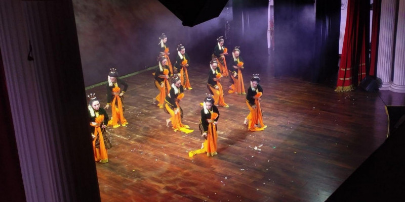 Festival Bedhayan 2025 di Gedung Kesenian Jakarta (9/8). (FARAH/Nadine)