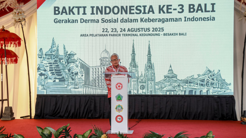 Pembukaan BAKTI INDONESIA hari kedua di Bali (23/8). (Ist)