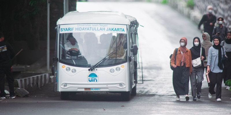 Ilustrasi mahasiswi UIN Syarif HIdayatullah (uinjkt)
