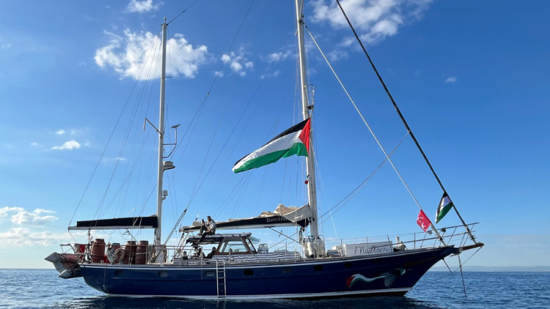 Salah satu bagian dari Global Sumud Flotilla (PHMovement)