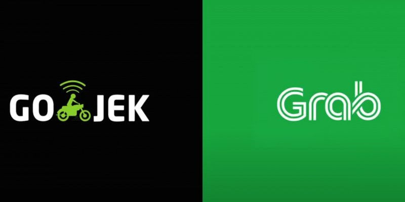 Ilustrasi logo ojek online. (Net)