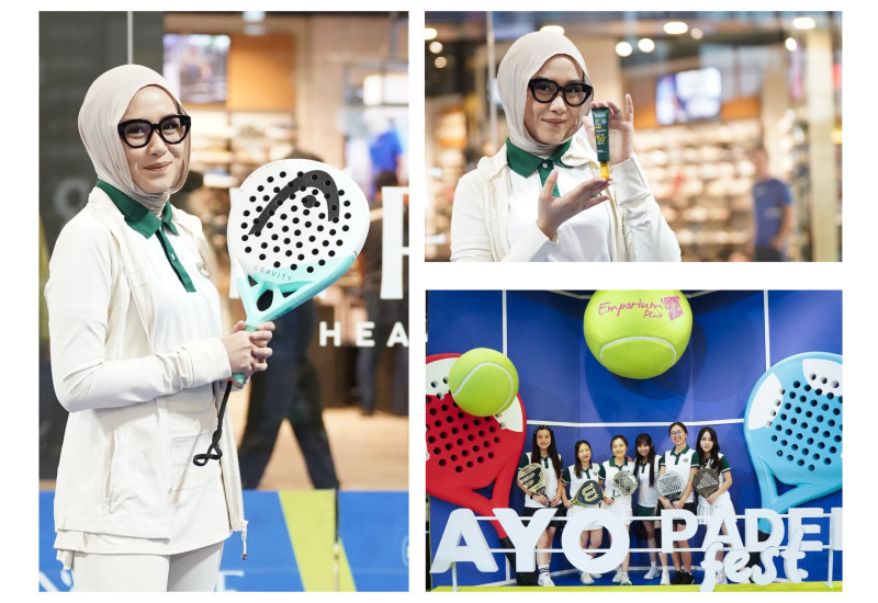  Jakarta’s First Padel Court Event Inside Mall persembahan NPURE & AYO. (Ist)