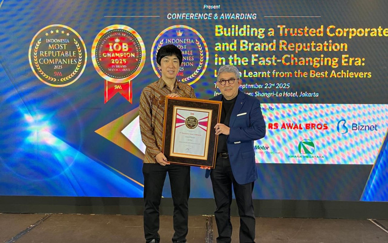  Panasonic Gobel Indonesia raih “Indonesia Most Reputable Companies Awards 2025”. (Ist)